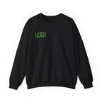 Retro Vaporwave Crewneck Sweatshirt — "LIORA" Graphic Back Print