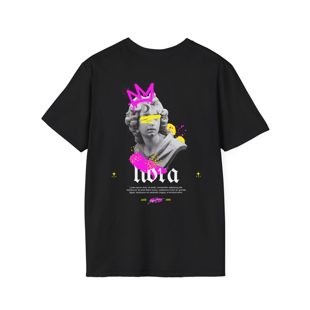 Tričko s gotickým písmem Libra