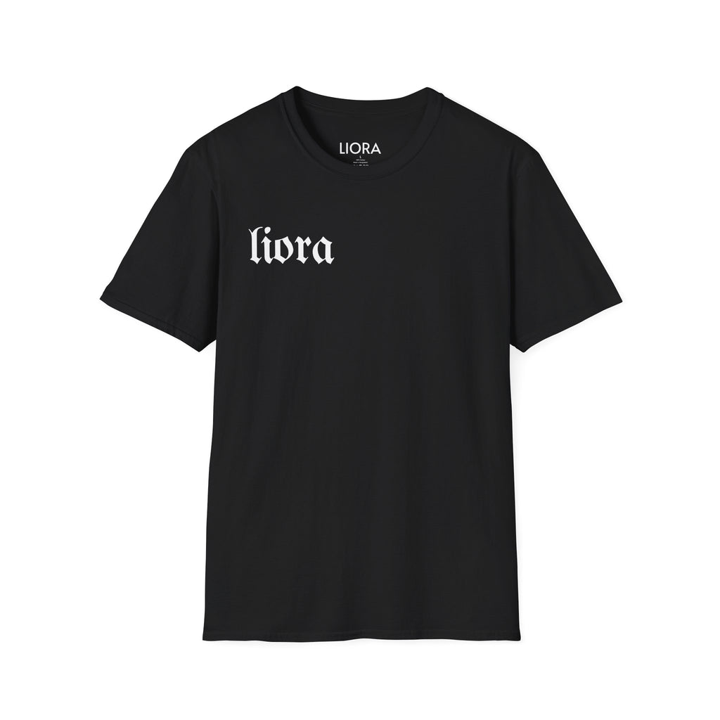 Tričko s gotickým písmem Libra