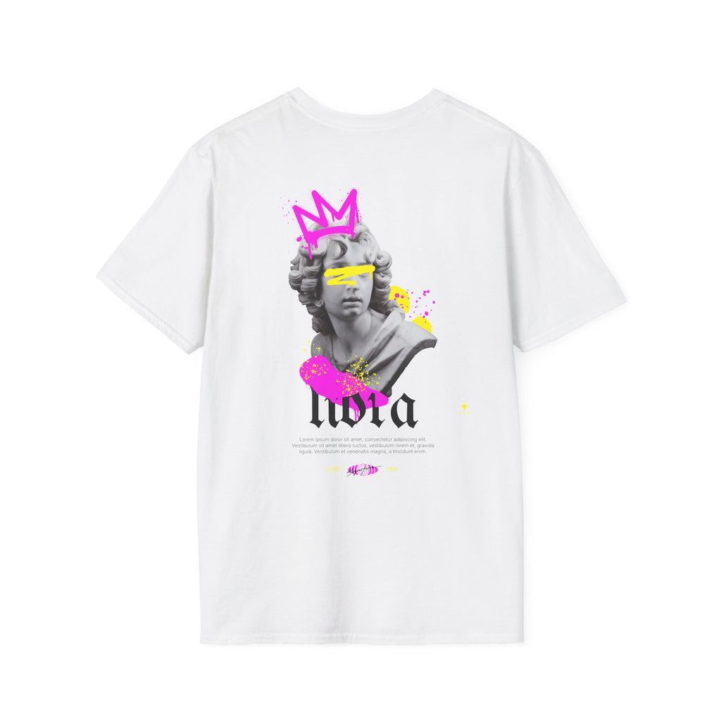 Tričko s gotickým písmem Libra